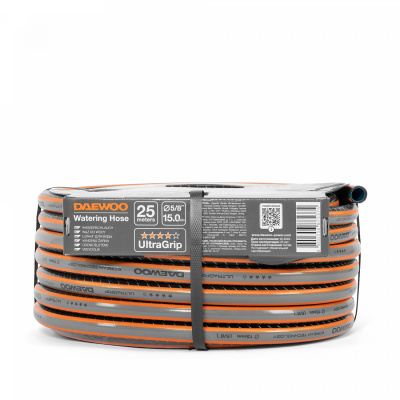 Шланг поливочный 5/8 " (15мм) DAEWOO UltraGrip 25м