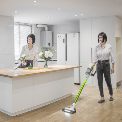 Пылесос аккумуляторный вертикальный Greenworks SV24532 (24В, 1х4Ач и ЗУ) 350 Вт
