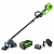 Триммер аккумуляторный Greenworks GD40BCK8 (40В 1хАКБ 8Ач и ЗУ) 40см