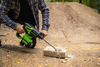 Перфоратор аккумуляторный Greenworks GD24SDS2 (24В, без АКБ и ЗУ)