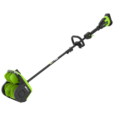 Снегоуборщик аккумуляторный Greenworks GD40SS2K4 (40В, с 1хАКБ 4 А-ч и ЗУ) 30см