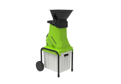 Измельчитель садовый электрический Greenworks GACSB 2500Вт с контейнером