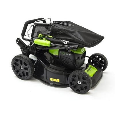 Газонокосилка аккумуляторная Greenworks GD40LM46SPK8 (40В, 1хАКБ 8Ач) 46см самоходная