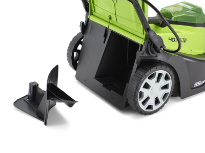 Газонокосилка аккумуляторная Greenworks G40LM35K2 (40В, 1хАКБ 2Ач и ЗУ) 35 см