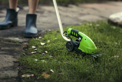 Ножницы аккумуляторные Greenworks G3.6GS (3.6В, встр.акк, 2Aч) с телескоп. ручкой