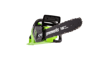 Цепная пила аккумуляторная Greenworks GD40CS18K2 (40В, 1хАКБ 2Ач и ЗУ) 40см