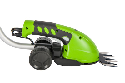 Ножницы аккумуляторные Greenworks G7.2GS (7.2В, встр.акк, 2Aч) с телескоп. ручкой