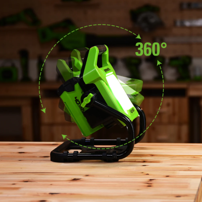 Прожектор с гибридным питанием аккумуляторный LED Greenworks G40WLH 40V/220V (40В, без АКБ и ЗУ)