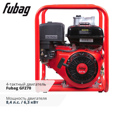 Мотопомпа для чистой воды FUBAG PG 1600 Мотопомпа для чистой воды FUBAG PG 1600