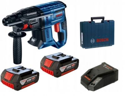 Перфоратор SDS-plus GBH 180-LI + GDX 180 LI (2*4,0Ah), BOSCH