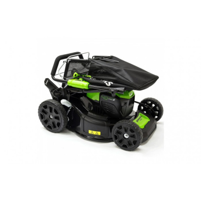 Газонокосилка аккумуляторная Greenworks GD40LM46SPK5 (40В, 46 см, 1хАКБ 5Ач и ЗУ) самоходная
