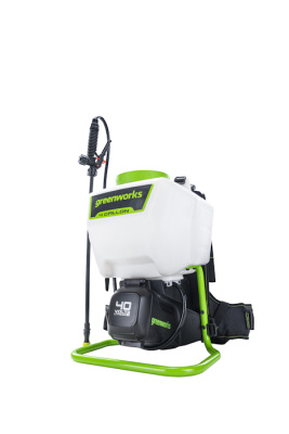 Опрыскиватель аккумуляторный Greenworks G40BPS (40В, с 1хАКБ 2Ач и ЗУ)