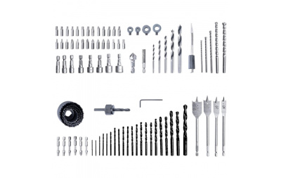 Набор сверл, бит и коронок Greenworks в кейсе, 90 предметов Набор сверл, бит и коронок Greenworks в кейсе, 90 предметов