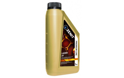 Масло моторное синтетическое для 2-тактных ZENIT Premium Line LAZER 2T, 1 л