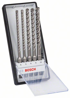 Набор буров SDS Plus-7X, 6/6/8/8/10мм, BOSCH