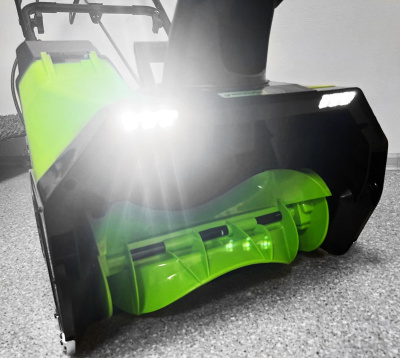 Снегоуборщик аккумуляторный Greenworks GD60PST (60В, без АКБ  и ЗУ) 51см