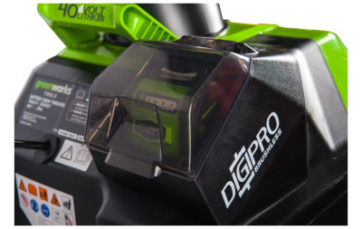 Снегоуборщик аккумуляторный Greenworks GD40ST (40В, с 1хАКБ 5А-ч&nbsp;&nbsp;и ЗУ) 51см