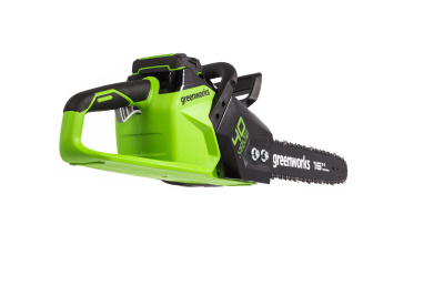 Цепная пила аккумуляторная Greenworks GD40CS18K2 (40В, 1хАКБ 2Ач и ЗУ) 40см