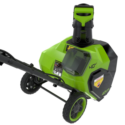 Снегоуборщик аккумуляторный Greenworks G40ST40 (40В, c 1хАКБ 5Ач и ЗУ) 40см