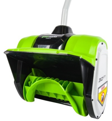 Снегоуборщик аккумуляторный Greenworks GD40SSK4 (40В, с 1хАКБ 4 А-ч и ЗУ) 30см