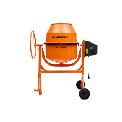 Бетоносмеситель СМ-200P VILLARTEC (220Вт, 160л/90л)