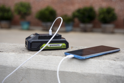 Аккумулятор Greenworks G24USB2 (24В, 2 А-ч) с USB разъемом