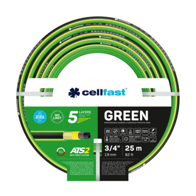Шланг Cellfast GREEN 3/4" 25 м 5 слоев