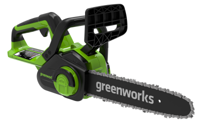Цепная пила аккумуляторная Greenworks G24CS25K4 (24В, 1хАКБ 4Ач и ЗУ) 25см