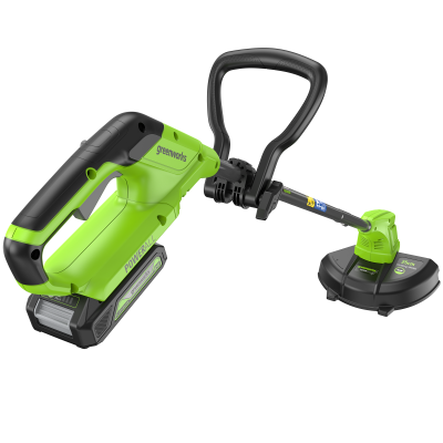 Триммер аккумуляторный Greenworks G24LT251 (24В, 1х2Ач, ЗУ) 25см