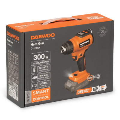 Фен строительный (термовоздуходувка) DAEWOO DAF 2021Li