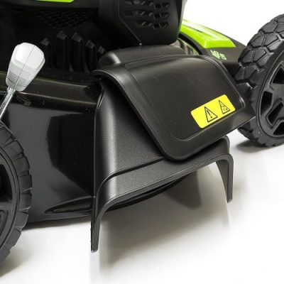 Газонокосилка аккумуляторная Greenworks GD40LM46SPK8 (40В, 1хАКБ 8Ач) 46см самоходная