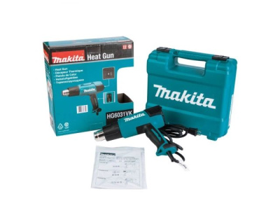Термовоздуходувка HG6031VK (чем. + набор сопл), MAKITA