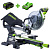 Пила торцовочная Greenworks GD24MS216 с протяжкой (24В, 1хАКБ 4Ач и ЗУ)