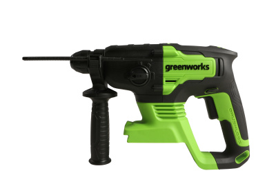 Перфоратор аккумуляторный Greenworks GD24SDS2K4 (24В, с 1хАКБ 4А-ч и ЗУ) в сумке