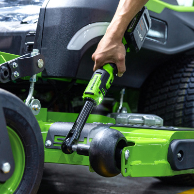 Гайковерт-трещотка аккумуляторный Greenworks GD24RWX 1/2" удлин. (24В, без АКБ и ЗУ, сумка) 80Нм