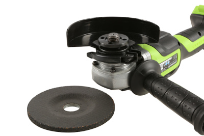 Угловая шлифмашина аккумуляторная Greenworks GD24AGK4 (24В, c 1 АКБ 4 А-ч и ЗУ) Угловая шлифмашина аккумуляторная Greenworks GD24AGK4 (24В, c 1 АКБ 4 А-ч и ЗУ)