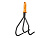 Культиватор три зуба FISKARS OneClick