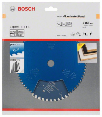 Диск пильный для циркулярок 165х20мм 48Т Expert for Laminated Panel (ламинат), BOSCH