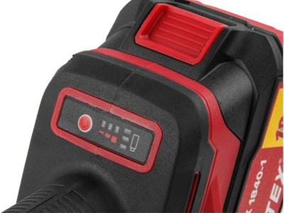 Углошлшлифмашина аккумуляторная WORTEX LX CAG 1812-1 E в чем., 18 В, 125 мм, 8000 об/м (рег. об.)