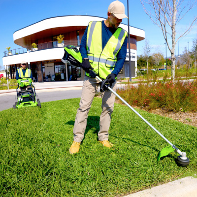 Триммер аккумуляторный Greenworks ST161S (82В, с 1хАКБ 8Ач и ЗУ) 43 см