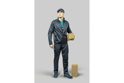 Куртка рабочая темно-синяя HOEGERT FABIAN XL (54)