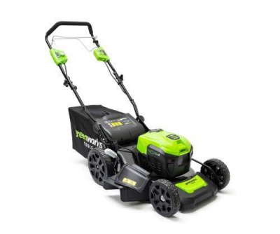 Газонокосилка аккумуляторная Greenworks GD40LM46SPK8 (40В, 1хАКБ 8Ач) 46см самоходная