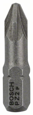 Бита Extra Hart 25мм PZ2 (100шт), BOSCH