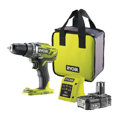 Дрель-шуруповерт RYOBI R18DD3-115S ONE+