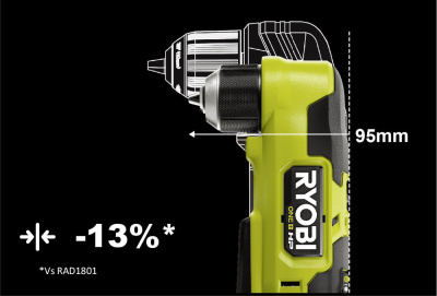 Дрель-шуруповерт угловая RYOBI HP RAD18C-0 (без батареи) ONE+