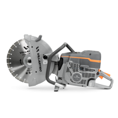 Бензорез (без диска) с креплением под захват для рельса + захват съемный VILLARTEC СС1290 400мм
