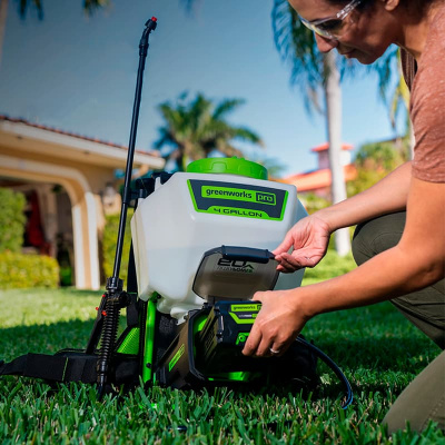 Опрыскиватель аккумуляторный Greenworks GW-BPS60 (60В, без АКБ и ЗУ)