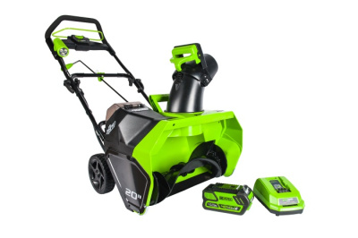 Снегоуборщик аккумуляторный Greenworks GD40ST (40В, без АКБ  и ЗУ) 51см