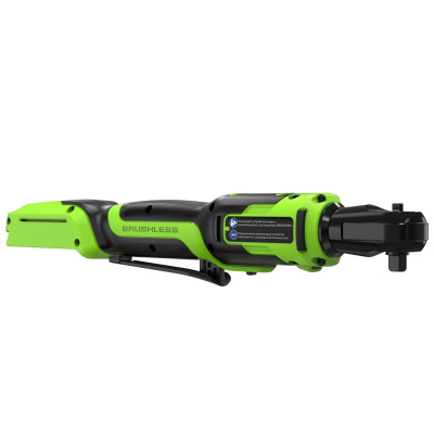 Гайковерт-трещотка аккумуляторный Greenworks GD24RW 1/2" (24В, 1x2Ач и ЗУ, сумка) 80Нм