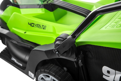 Газонокосилка аккумуляторная Greenworks G40LM35K2 (40В, 1хАКБ 2Ач и ЗУ) 35 см
